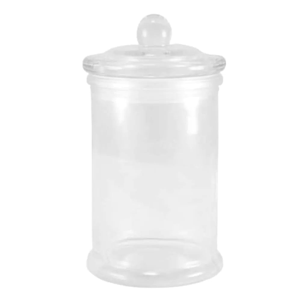 Mellan Glasburk Slät Rak m. Lock