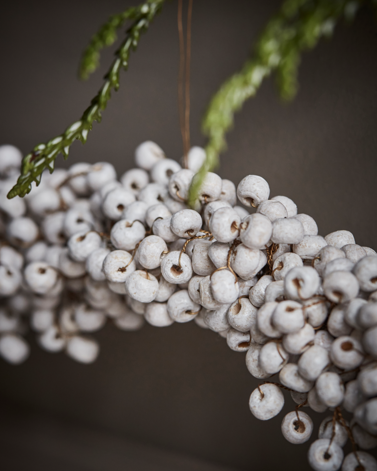 Krans, Winter, Vit small
