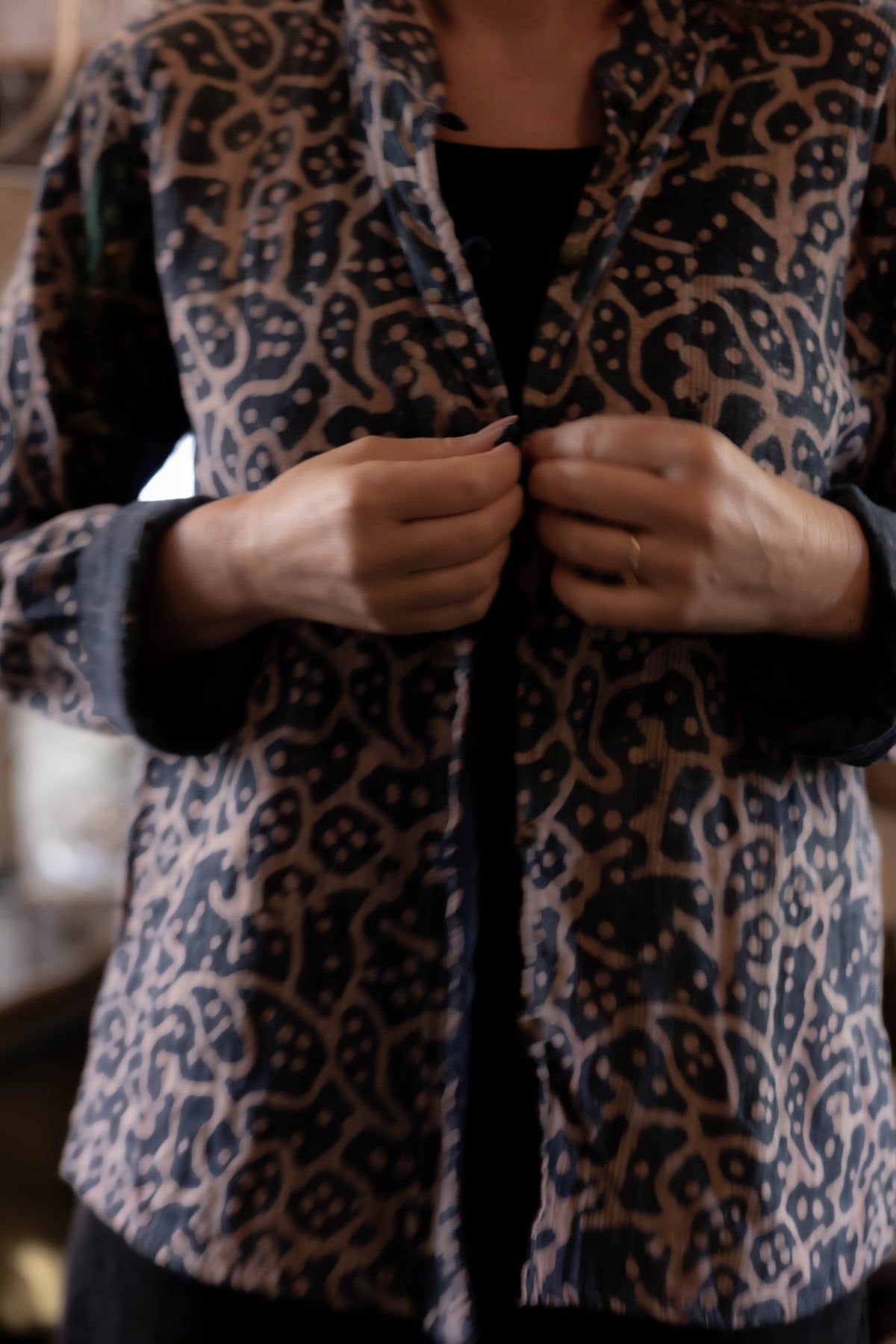 Kimono Blå